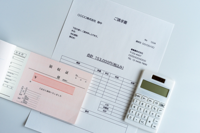 消費税率別の領収書分類